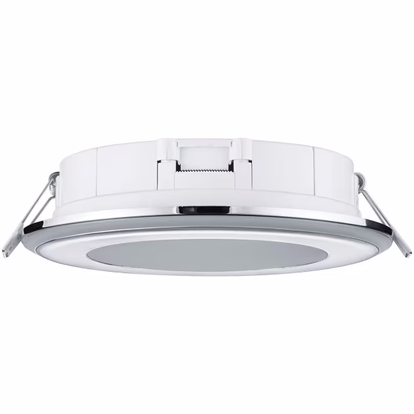 HLW LED LED Spot Inbouw LED Downlight 10W Warm Wit 2700K–3000K Rond Mat Chroom HLW LED LED Spot Inbouw LED Downlight 10W Warm Wit 2700K–3000K Rond Mat Chroom