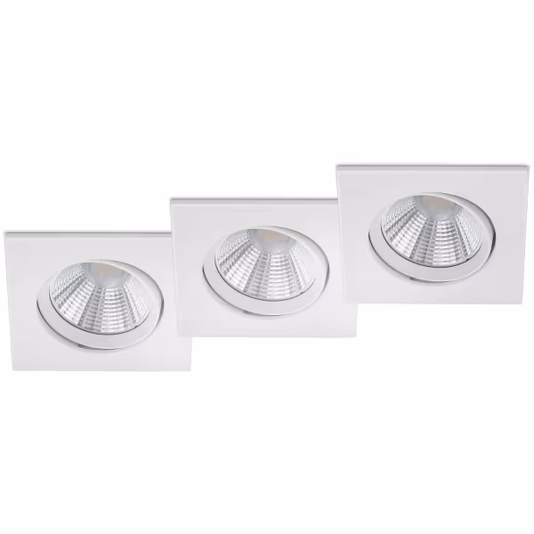 HLW LED LED Spot 3 Pack - Inbouw LED Downlight 5W Dimbaar Warm Wit 2700K-3000K HLW LED LED Spot 3 Pack - Inbouw LED Downlight 5W Dimbaar Warm Wit 2700K-3000K