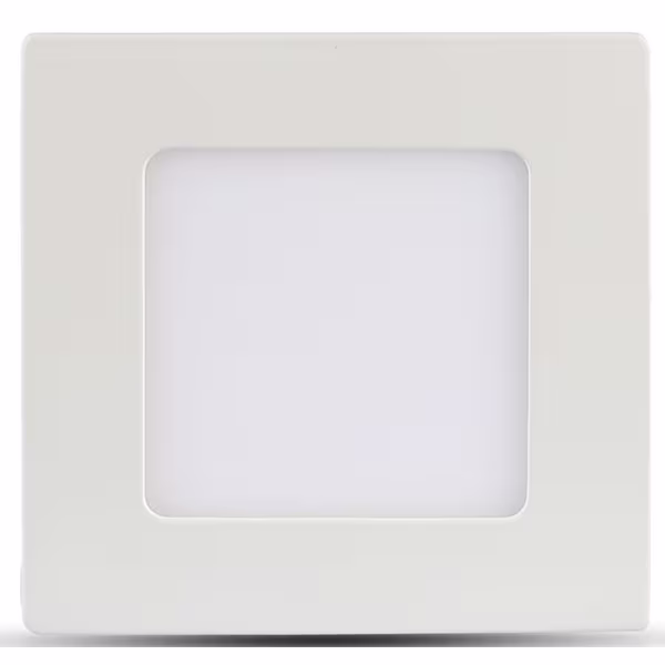 HLW LED Recessed LED Downlight Slim 24W Square - Bright Cool White 6000K, Matte White Aluminum HLW LED Recessed LED Downlight Slim 24W Square - Bright Cool White 6000K, Matte White Aluminum