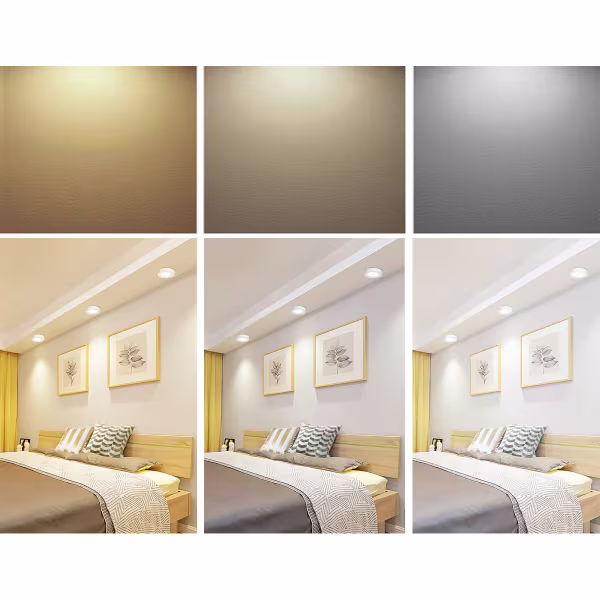 HLW LED LED Downlight Pro 9W - Recessed LED lamp neutral white 4000K, matte white Ø145mm HLW LED LED Downlight Pro 9W - Recessed LED lamp neutral white 4000K, matte white Ø145mm