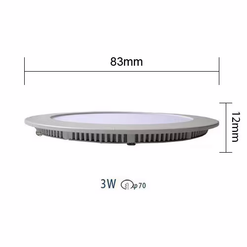 HLW LED Inbouw LED Downlight Slim Rond 3W - Dimbaar - Natuurlijk Wit 4200K - Ø83mm HLW LED Inbouw LED Downlight Slim Rond 3W - Dimbaar - Natuurlijk Wit 4200K - Ø83mm