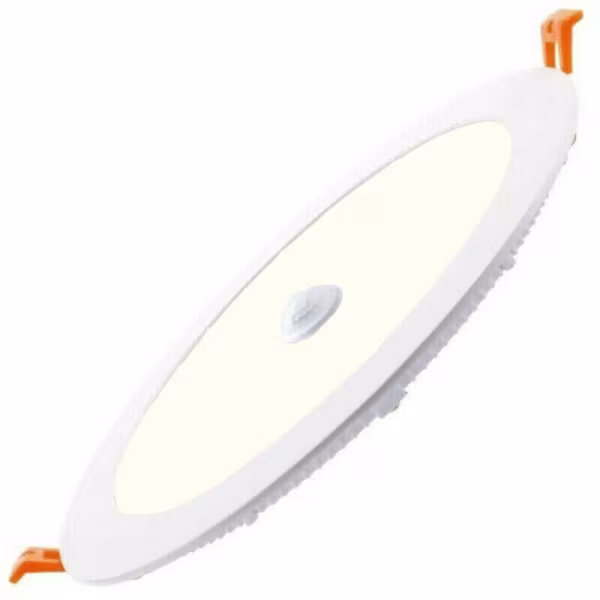 HLW LED LED Downlight Slim 24W Inbouw met PIR Bewegingssensor en Natuurlijk Wit 4000K HLW LED LED Downlight Slim 24W Inbouw met PIR Bewegingssensor en Natuurlijk Wit 4000K