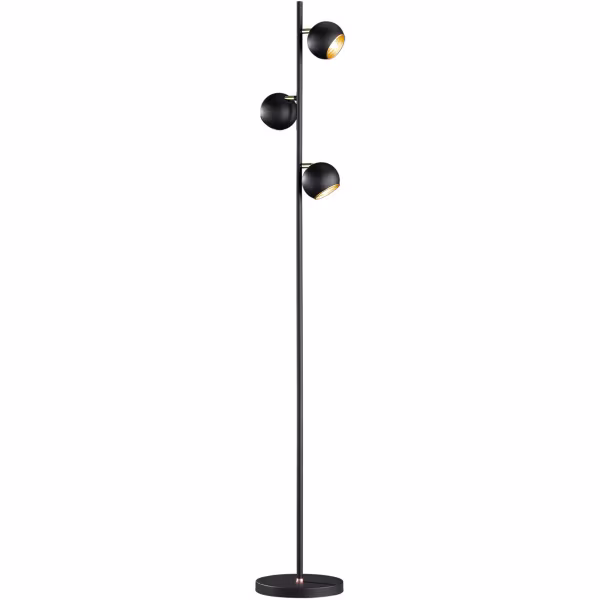 HLW LED LED Floor Lamp Trion Dakani - Black 3-light floor lamp with G9 fitting HLW LED LED Floor Lamp Trion Dakani - Black 3-light floor lamp with G9 fitting