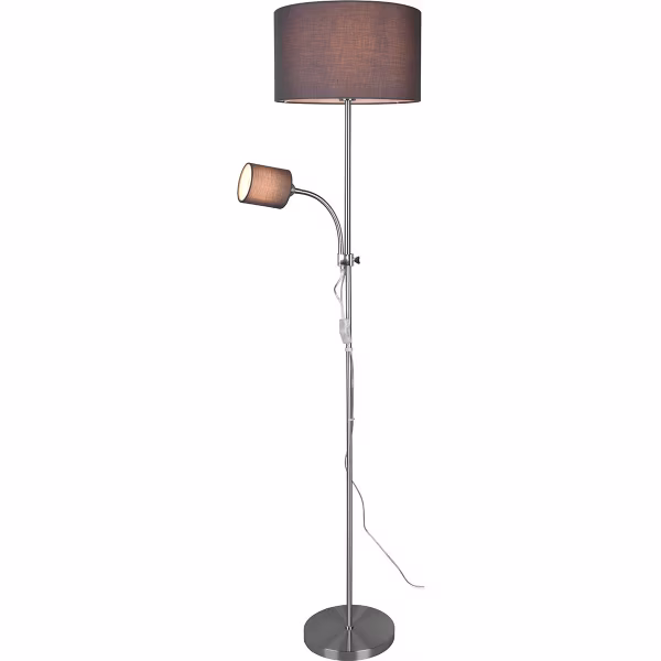 HLW LED LED Vloerlamp Trion Owino - Moderne vloerverlichting met dubbele lichtpunten en E27 fitting HLW LED LED Vloerlamp Trion Owino - Moderne vloerverlichting met dubbele lichtpunten en E27 fitting