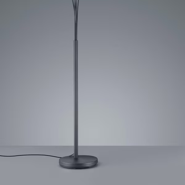 HLW LED LED Floor Lamp Trion Torry - Matte Black & Gold Floor Lamp - 5-light - 28W LED HLW LED LED Floor Lamp Trion Torry - Matte Black & Gold Floor Lamp - 5-light - 28W LED