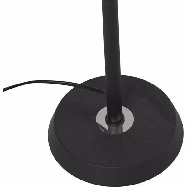 HLW LED LED Floor Lamp Dimmable - Black & White Floor Lamp with Warm White 2700K-3000K, 7W LED HLW LED LED Floor Lamp Dimmable - Black & White Floor Lamp with Warm White 2700K-3000K, 7W LED