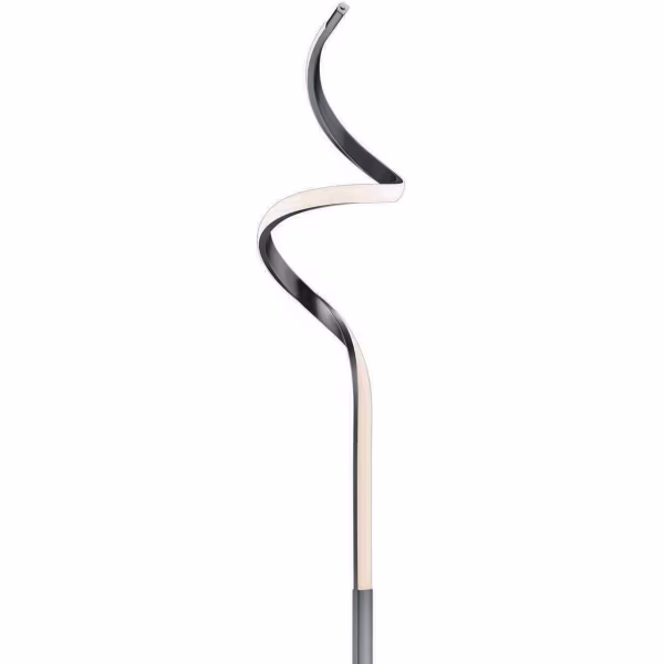 HLW LED LED Vloerlamp Dimbaar 11W - Warm Wit 2700K-3000K - Witte Vloerlamp Mat Nikkel HLW LED LED Vloerlamp Dimbaar 11W - Warm Wit 2700K-3000K - Witte Vloerlamp Mat Nikkel