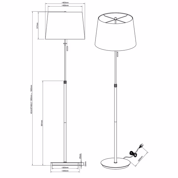 HLW LED LED Vloerlamp Trion Dyon - Mat Gouden Vloerlamp met 3 E27 Fittingen HLW LED LED Vloerlamp Trion Dyon - Mat Gouden Vloerlamp met 3 E27 Fittingen