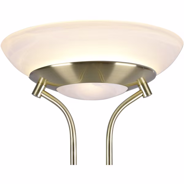 HLW LED LED Vloerlamp Trion Orsan - Dimbaar Warm Wit 2700K–3000K - Mat Goud, 31W HLW LED LED Vloerlamp Trion Orsan - Dimbaar Warm Wit 2700K–3000K - Mat Goud, 31W