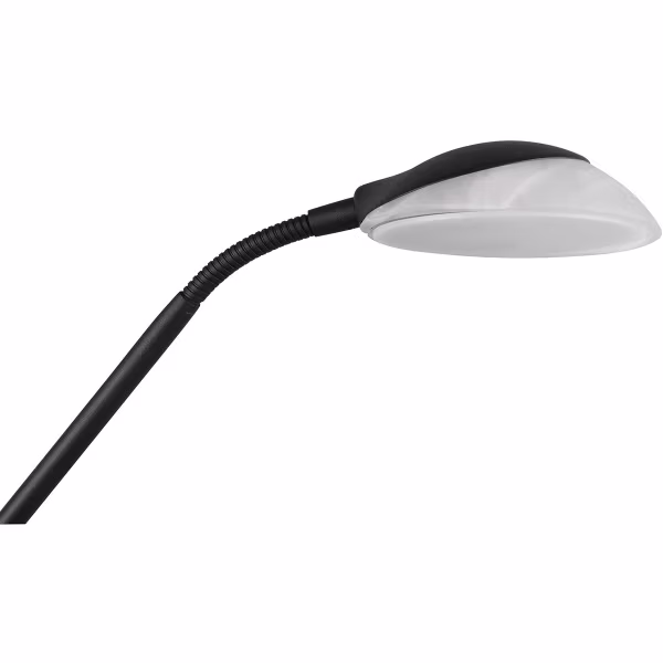 HLW LED Dimmable LED Floor Lamp Trion Orsan - 31W, Warm White 3000K, Matte Black Aluminum HLW LED Dimmable LED Floor Lamp Trion Orsan - 31W, Warm White 3000K, Matte Black Aluminum