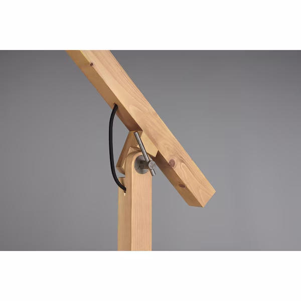 HLW LED Zwarte LED Vloerlamp Trion Hittal - Rond Design met E27 Fitting en Voetschakelaar HLW LED Zwarte LED Vloerlamp Trion Hittal - Rond Design met E27 Fitting en Voetschakelaar