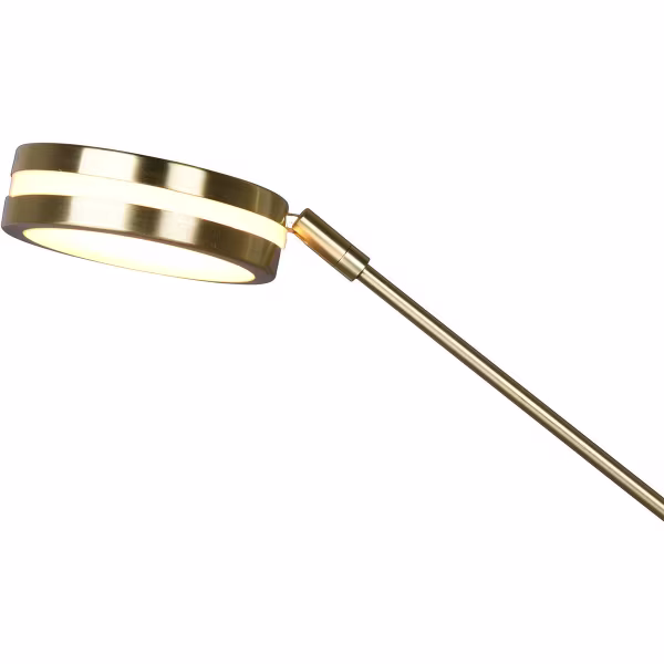 HLW LED Gouden Dimbare LED Vloerlamp - 5W LED, Mat Goud & Aanpasbare Kleur HLW LED Gouden Dimbare LED Vloerlamp - 5W LED, Mat Goud & Aanpasbare Kleur