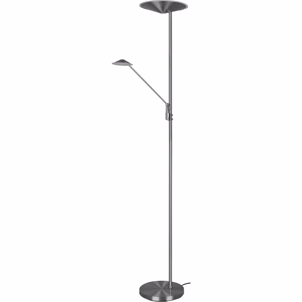 HLW LED Stylish Dimmable LED Floor Lamp 5W with Matte Nickel and Adjustable Color HLW LED Stylish Dimmable LED Floor Lamp 5W with Matte Nickel and Adjustable Color
