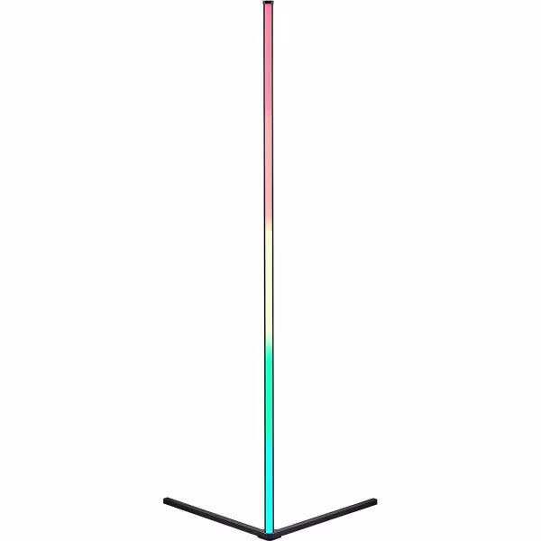 HLW LED LED Vloerlamp 10W - Zwarte Dimbare RGB Vloerlamp met Verstelbare Beam Angle HLW LED LED Vloerlamp 10W - Zwarte Dimbare RGB Vloerlamp met Verstelbare Beam Angle