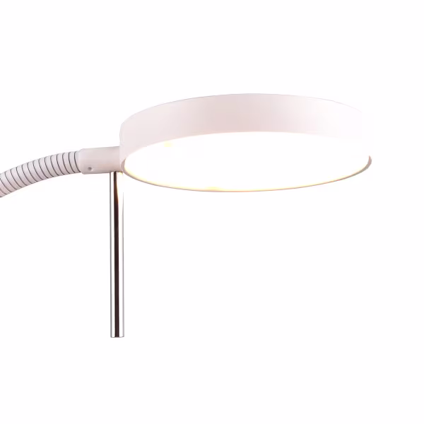 HLW LED LED Vloerlamp 12W Dimbaar - Metalen Witte Vloerlamp Trion Amon Met Flexibele Arm HLW LED LED Vloerlamp 12W Dimbaar - Metalen Witte Vloerlamp Trion Amon Met Flexibele Arm