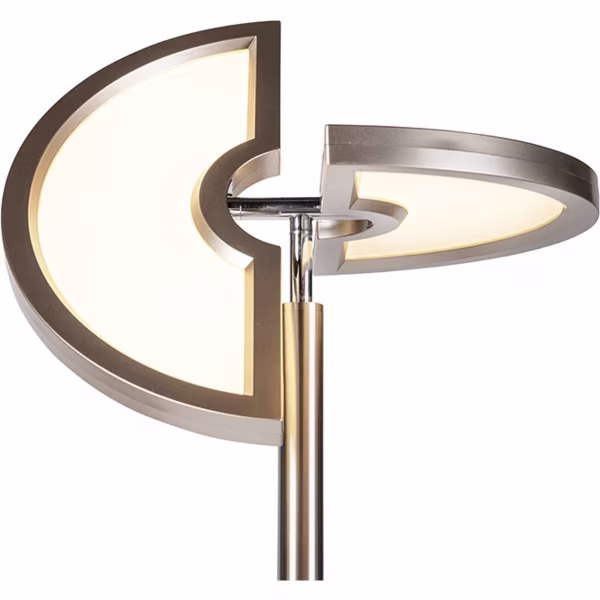 HLW LED LED Floor Lamp Trion Spat 20W + 3W - Dimmable, Adjustable Color & Matte Chrome HLW LED LED Floor Lamp Trion Spat 20W + 3W - Dimmable, Adjustable Color & Matte Chrome