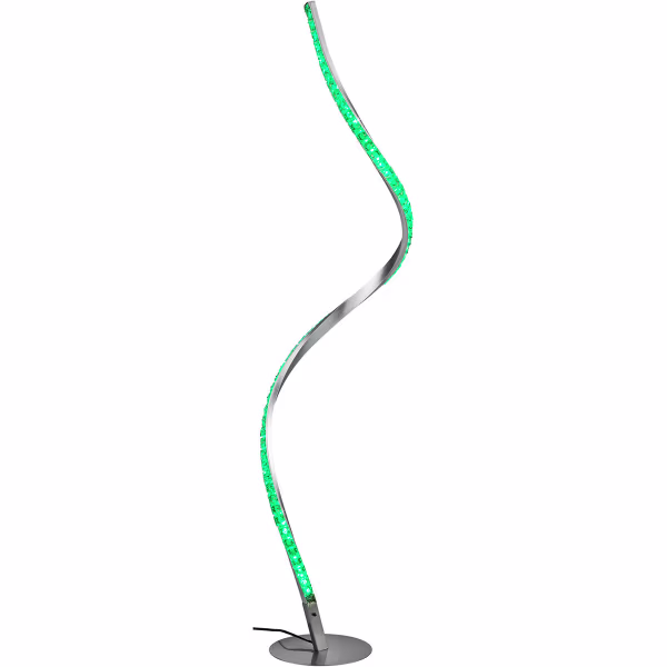 HLW LED Dimmable LED Floor Lamp Trion Nubi 9W - Warm White 3000K & RGB, Matte Gray HLW LED Dimmable LED Floor Lamp Trion Nubi 9W - Warm White 3000K & RGB, Matte Gray