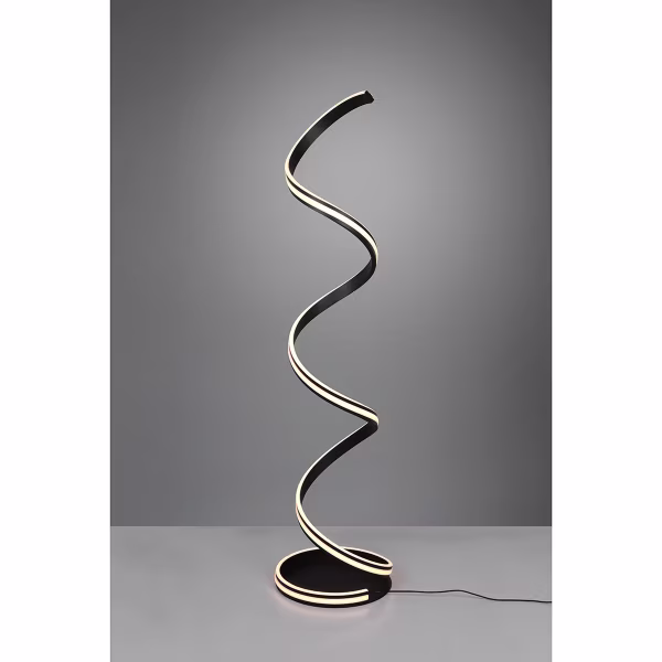 HLW LED Trion Sunico 34W Dimmable LED Floor Lamp - Matte Black, Adjustable Color & Aluminum HLW LED Trion Sunico 34W Dimmable LED Floor Lamp - Matte Black, Adjustable Color & Aluminum