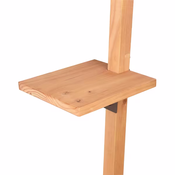 HLW LED LED Vloerlamp Rodano - Mat Bruin Houten Vloerlamp met E27 Fitting & Voetschakelaar HLW LED LED Vloerlamp Rodano - Mat Bruin Houten Vloerlamp met E27 Fitting & Voetschakelaar