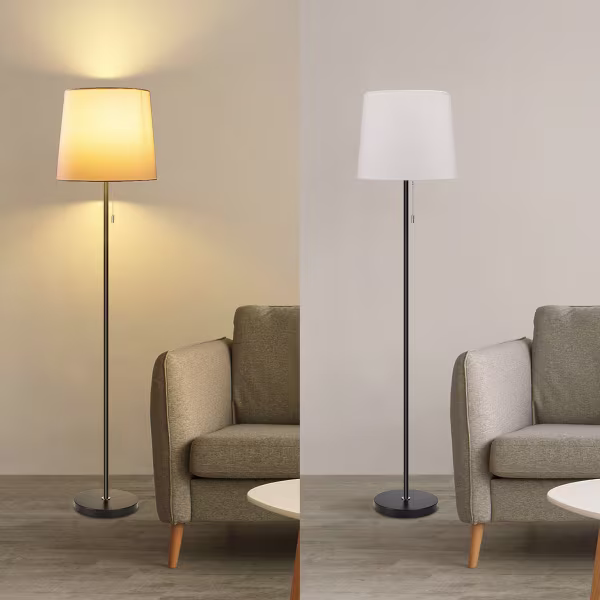 HLW LED LED Floor Lamp Aigi Rosa - Black & White Aluminum Floor Lamp with E27 Socket HLW LED LED Floor Lamp Aigi Rosa - Black & White Aluminum Floor Lamp with E27 Socket