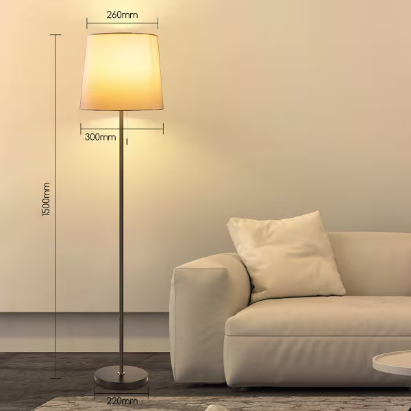 HLW LED LED Floor Lamp Aigi Rosa - Black & White Aluminum Floor Lamp with E27 Socket HLW LED LED Floor Lamp Aigi Rosa - Black & White Aluminum Floor Lamp with E27 Socket