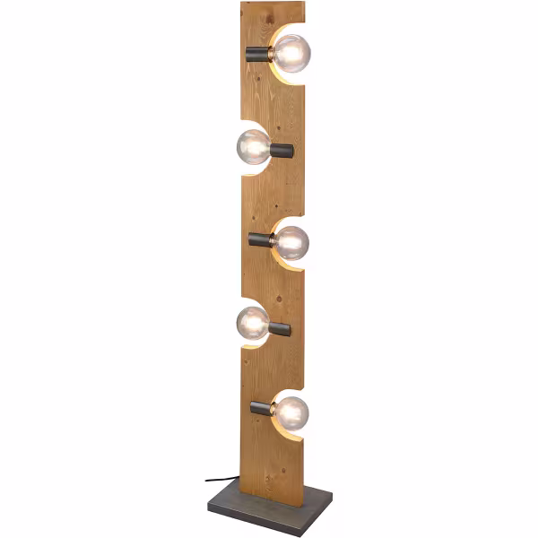 HLW LED LED Vloerlamp Trion Taylan - 5-lichts, Beam Angle Verstelbaar & Antiek Nikkel HLW LED LED Vloerlamp Trion Taylan - 5-lichts, Beam Angle Verstelbaar & Antiek Nikkel