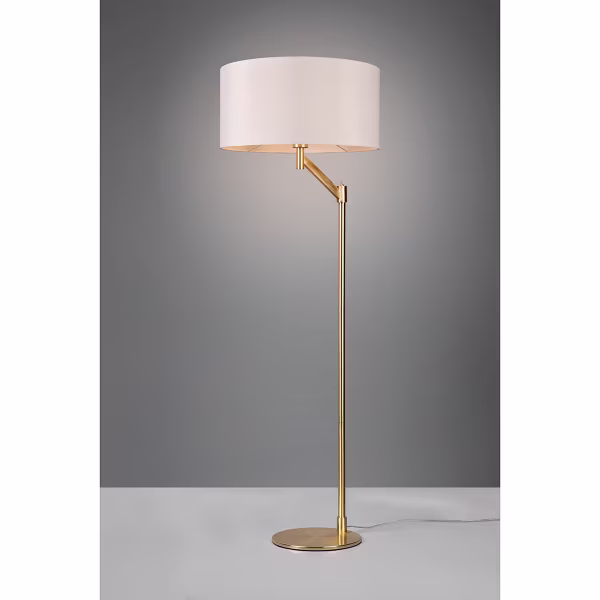 HLW LED Elegante LED Vloerlamp Mat Goud - Trion Cindy Vloerverlichting met E27 Fitting HLW LED Elegante LED Vloerlamp Mat Goud - Trion Cindy Vloerverlichting met E27 Fitting
