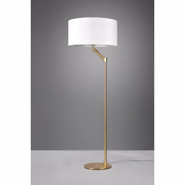 HLW LED Elegante LED Vloerlamp Mat Goud - Trion Cindy Vloerverlichting met E27 Fitting HLW LED Elegante LED Vloerlamp Mat Goud - Trion Cindy Vloerverlichting met E27 Fitting
