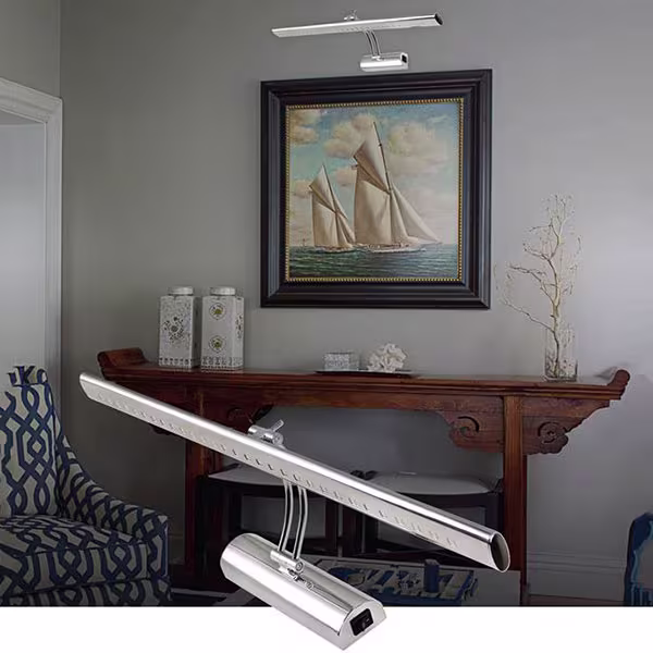 HLW LED LED lamp 6W - Verstelbare LED vloerlamp in glans chroom aluminium HLW LED LED lamp 6W - Verstelbare LED vloerlamp in glans chroom aluminium