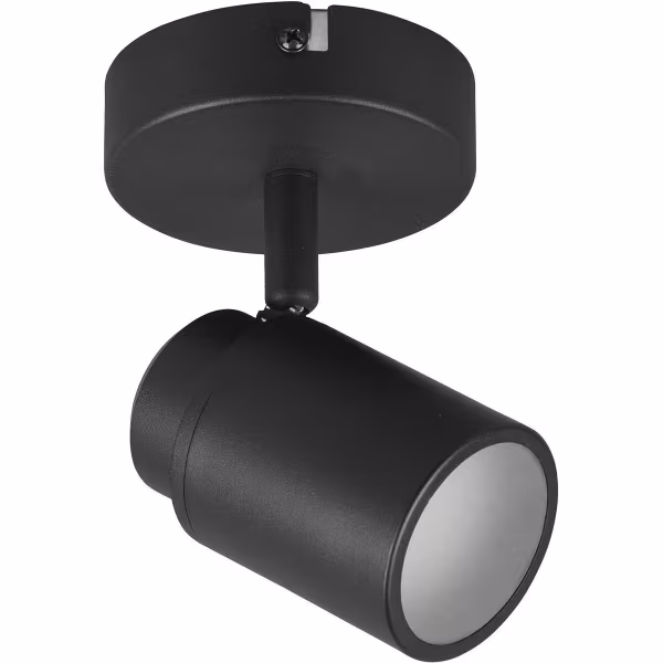 HLW LED LED Wandspot Trion Artion - Mat Zwart, GU10 Fitting, Waterdicht IP44 HLW LED LED Wandspot Trion Artion - Mat Zwart, GU10 Fitting, Waterdicht IP44