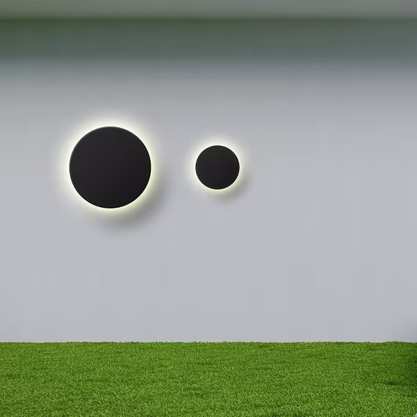 HLW LED LED Wandlamp Brinton Plinto - Zwarte, Waterdichte IP65 8W LED Binnen & Buiten HLW LED LED Wandlamp Brinton Plinto - Zwarte, Waterdichte IP65 8W LED Binnen & Buiten