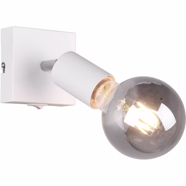 HLW LED Moderne LED Wandspot Trion Zuncka - Mat Wit Aluminium, E27 Fitting, Ideaal als LED Spot en Witte Vloerlamp HLW LED Moderne LED Wandspot Trion Zuncka - Mat Wit Aluminium, E27 Fitting, Ideaal als LED Spot en Witte Vloerlamp