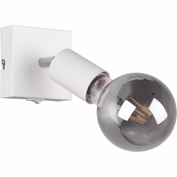 HLW LED Moderne LED Wandspot Trion Zuncka - Mat Wit Aluminium, E27 Fitting, Ideaal als LED Spot en Witte Vloerlamp HLW LED Moderne LED Wandspot Trion Zuncka - Mat Wit Aluminium, E27 Fitting, Ideaal als LED Spot en Witte Vloerlamp