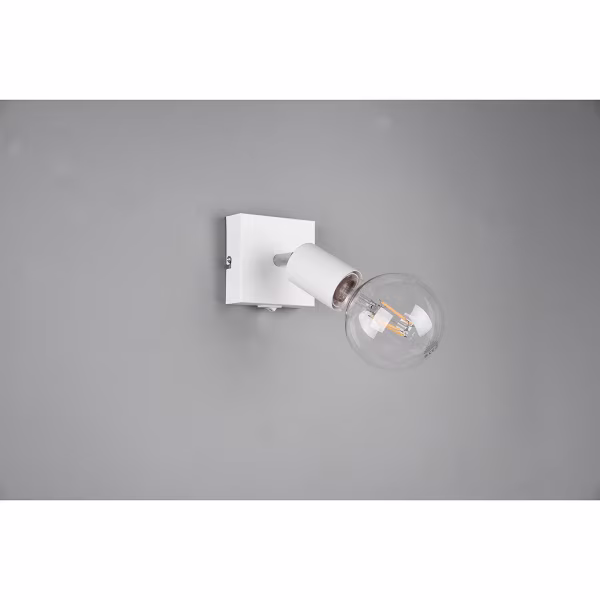 HLW LED Moderne LED Wandspot Trion Zuncka - Mat Wit Aluminium, E27 Fitting, Ideaal als LED Spot en Witte Vloerlamp HLW LED Moderne LED Wandspot Trion Zuncka - Mat Wit Aluminium, E27 Fitting, Ideaal als LED Spot en Witte Vloerlamp