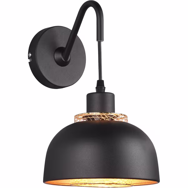 HLW LED LED Wandlamp Trion Palmo - Zwarte Vloerlamp & Wandlamp met E27 Fitting HLW LED LED Wandlamp Trion Palmo - Zwarte Vloerlamp & Wandlamp met E27 Fitting