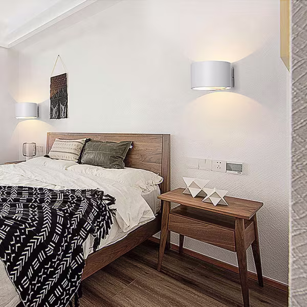 HLW LED Strakke LED Wandlamp 8W met Natuurlijk Wit 4200K - Mat Wit Aluminium HLW LED Strakke LED Wandlamp 8W met Natuurlijk Wit 4200K - Mat Wit Aluminium