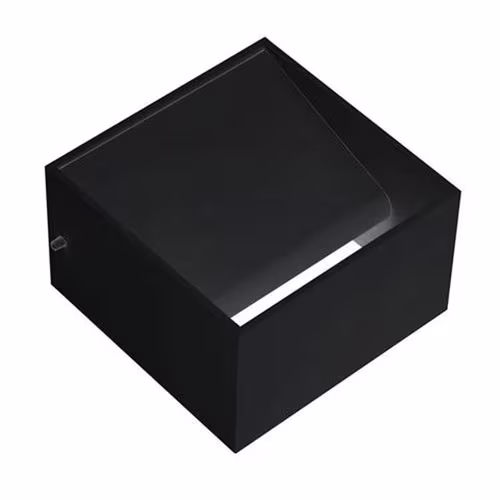 HLW LED Moderne LED Wandlamp 8W - Mat Zwart Aluminium - Natuurlijk Wit 4200K HLW LED Moderne LED Wandlamp 8W - Mat Zwart Aluminium - Natuurlijk Wit 4200K