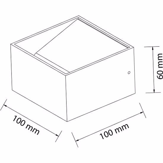 HLW LED Moderne LED Wandlamp 8W - Mat Zwart Aluminium - Natuurlijk Wit 4200K HLW LED Moderne LED Wandlamp 8W - Mat Zwart Aluminium - Natuurlijk Wit 4200K