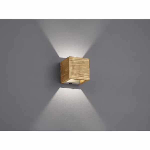 HLW LED Dimbare LED Wandlamp 4W Warm Wit 3000K - Mat Bruin Natuurhout & OSRAM LEDs HLW LED Dimbare LED Wandlamp 4W Warm Wit 3000K - Mat Bruin Natuurhout & OSRAM LEDs