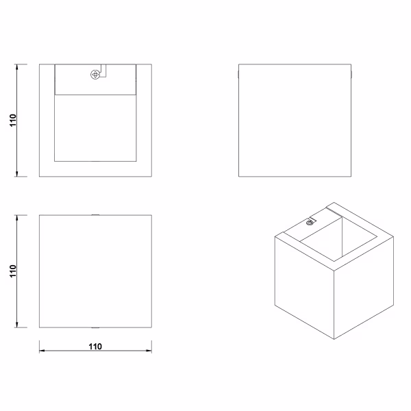 HLW LED Dimbare LED Wandlamp 4W Warm Wit 3000K - Mat Bruin Natuurhout & OSRAM LEDs HLW LED Dimbare LED Wandlamp 4W Warm Wit 3000K - Mat Bruin Natuurhout & OSRAM LEDs