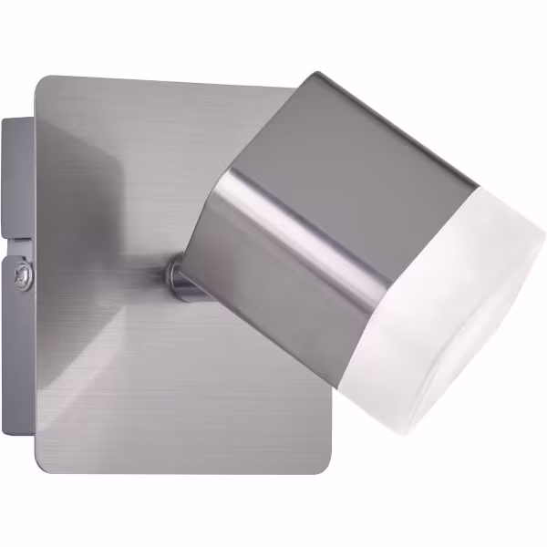 HLW LED LED Wall Spotlight 4W Warm White 3000K - Matte Nickel Aluminum, Energy Efficient & Stylish HLW LED LED Wall Spotlight 4W Warm White 3000K - Matte Nickel Aluminum, Energy Efficient & Stylish