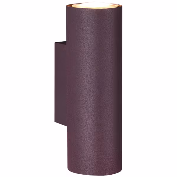 HLW LED LED Wandlamp Trion Mary met dubbele GU10 fitting - Roestkleur, Aluminium & Up/Down licht HLW LED LED Wandlamp Trion Mary met dubbele GU10 fitting - Roestkleur, Aluminium & Up/Down licht