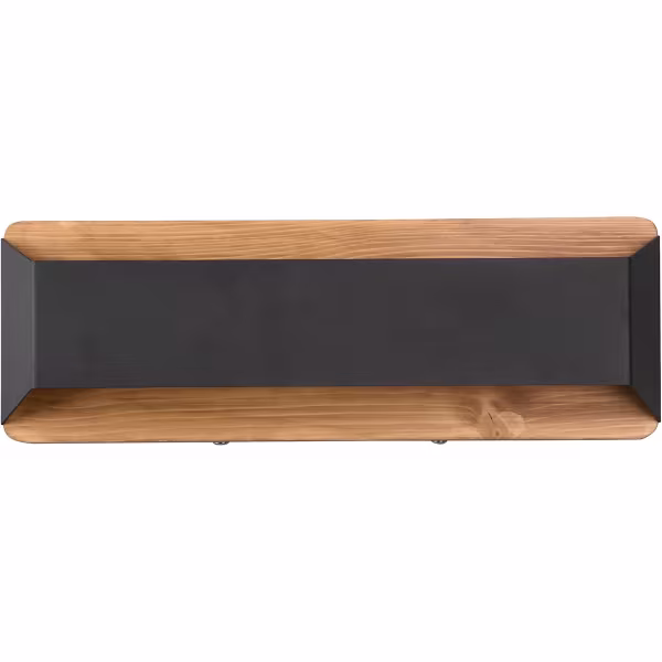 HLW LED LED Wall Lamp Dimmable - Matte Black Aluminum, Warm White 3000K, Up & Down Light HLW LED LED Wall Lamp Dimmable - Matte Black Aluminum, Warm White 3000K, Up & Down Light