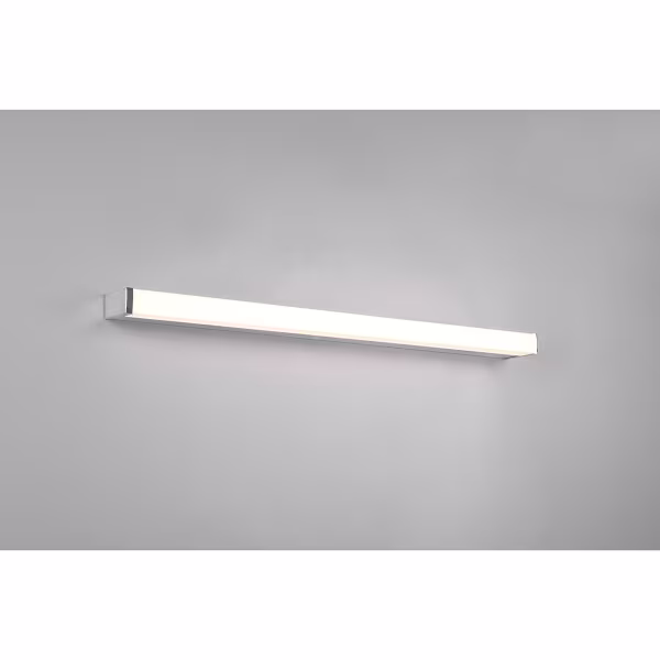 HLW LED LED Wandlamp 12W Warm Wit 3000K - Spatwaterdicht IP44, Verstelbare Beam Angle, Mat Chroom