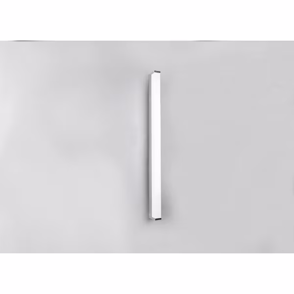 HLW LED LED Wandlamp 12W Warm Wit 3000K - Spatwaterdicht IP44, Verstelbare Beam Angle, Mat Chroom