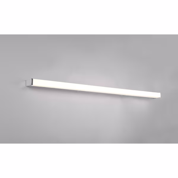 HLW LED LED Wall Lamp Trion Fabian 20W Warm White 3000K Splashproof IP44 Matte Chrome HLW LED LED Wall Lamp Trion Fabian 20W Warm White 3000K Splashproof IP44 Matte Chrome