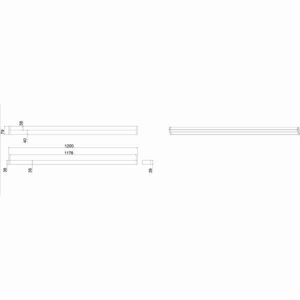 HLW LED LED Wall Lamp Trion Fabian 20W Warm White 3000K Splashproof IP44 Matte Chrome HLW LED LED Wall Lamp Trion Fabian 20W Warm White 3000K Splashproof IP44 Matte Chrome
