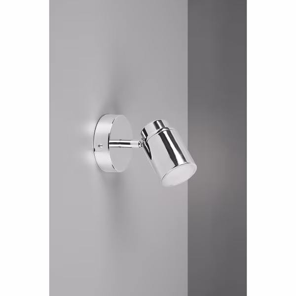 HLW LED LED Wandspot Trion Artion - GU10 Fitting, Waterdicht IP44, Mat Chroom Aluminium HLW LED LED Wandspot Trion Artion - GU10 Fitting, Waterdicht IP44, Mat Chroom Aluminium
