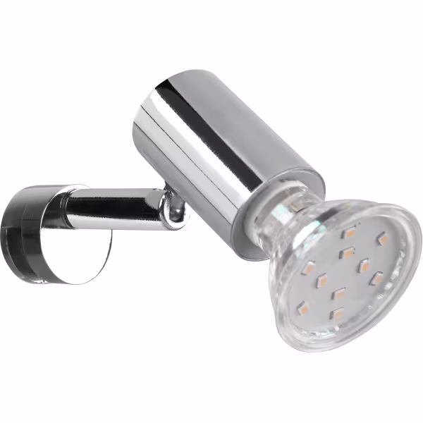 HLW LED LED Wandlamp Trion Loreno - Spatwaterdicht IP44, GU10 Fitting, Glans Chroom HLW LED LED Wandlamp Trion Loreno - Spatwaterdicht IP44, GU10 Fitting, Glans Chroom