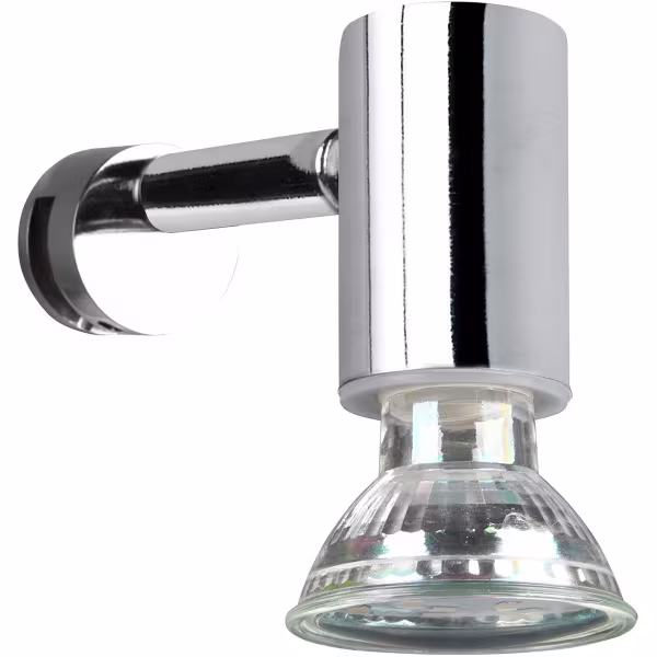 HLW LED LED Wandlamp Trion Loreno - Spatwaterdicht IP44, GU10 Fitting, Glans Chroom HLW LED LED Wandlamp Trion Loreno - Spatwaterdicht IP44, GU10 Fitting, Glans Chroom